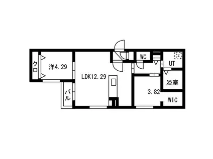 エクセラン手稲本町(2LDK/5階)の間取り写真