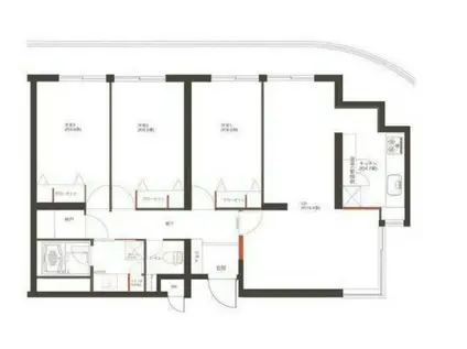 ル・パティオ瀬田(3LDK/3階)の間取り写真