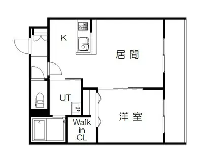 M.LIVE TAKIKAWA(1LDK/2階)の間取り写真
