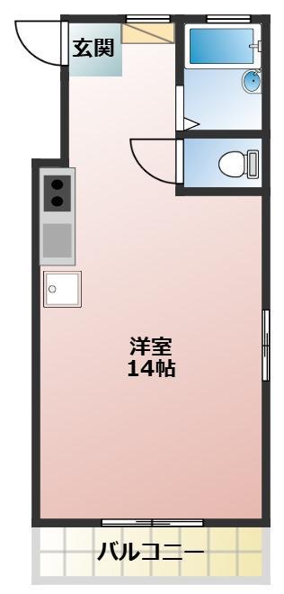 SAKAE NOVA(ワンルーム/1階)の間取り写真