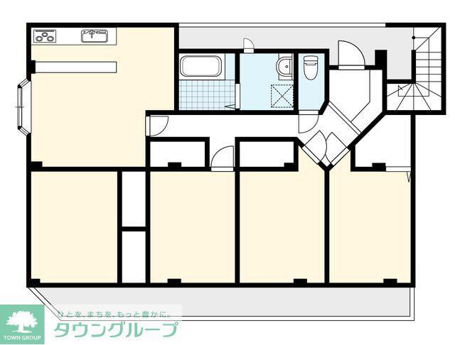 PATONA1610(4LDK/3階)の間取り写真
