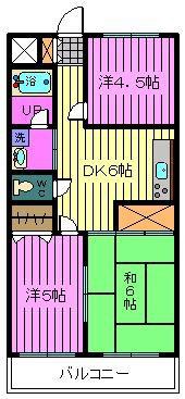 グレイスコジマ(3DK/2階)の間取り写真
