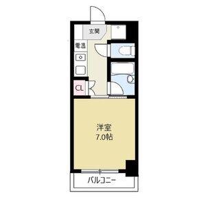 シーズンコート塩釜駅前(1K/3階)の間取り写真