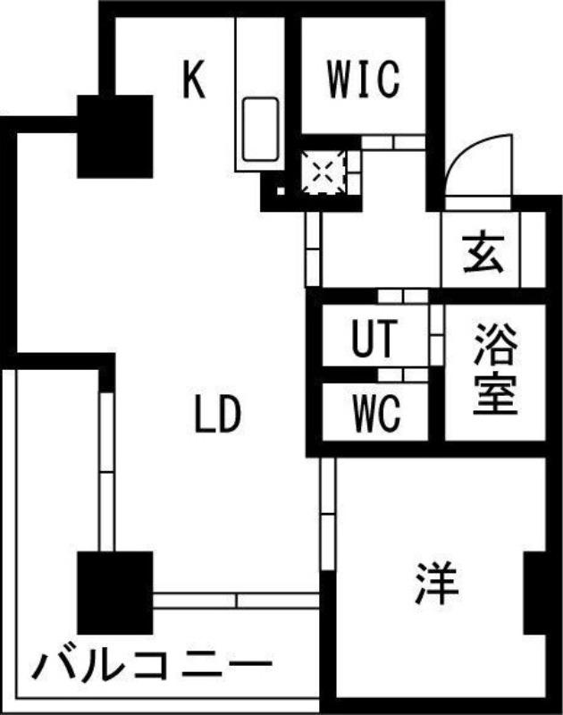 OZ ALLOGGIO(1LDK/4階)の間取り写真