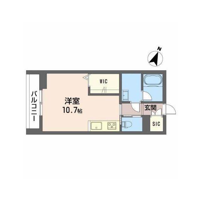 シャーメゾンAVA(ワンルーム/3階)の間取り写真