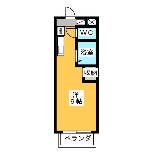 SAM-1(ワンルーム/3階)の間取り写真