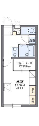 レオパレスSTM&K(1K/2階)の間取り写真