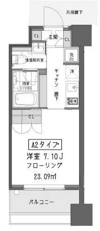 ガーデン蒲田 4階階 間取り