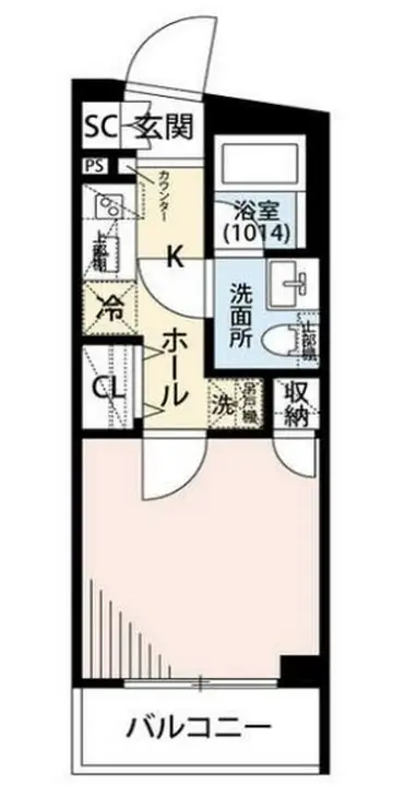 プレール・ドゥーク中野富士見町II 2階階 間取り