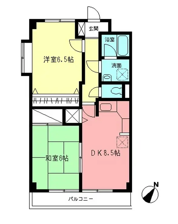 グリーン多摩 2階階 間取り