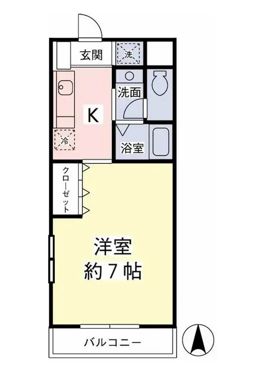 ヴァンヴェール 1階階 間取り