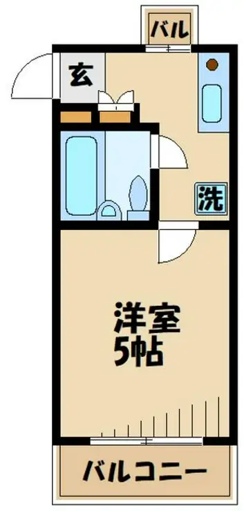 パストラル小林 5階階 間取り