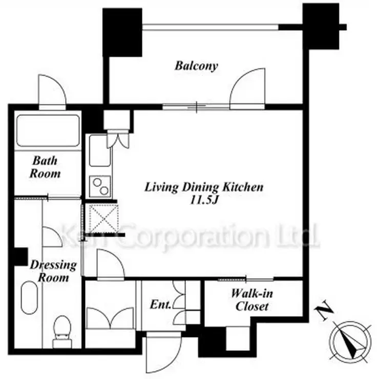レジディア代官山 5階階 間取り