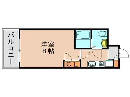 ピュアドーム箱崎ステーション(1K/5階)の間取り写真