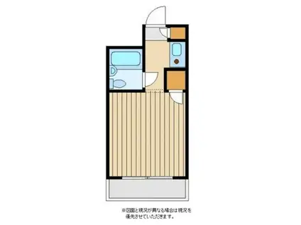 ミリオンコート中村橋(ワンルーム/3階)の間取り写真