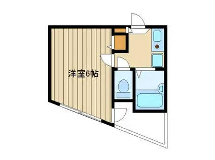 リュシード豊玉(1K/3階)の間取り写真