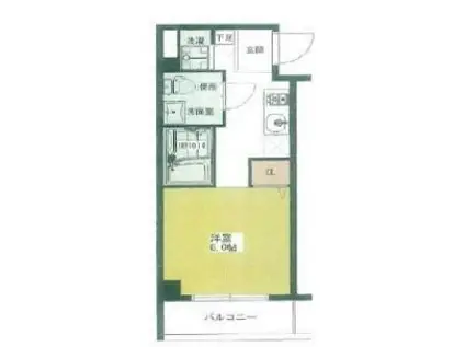 NCビル(ワンルーム/7階)の間取り写真