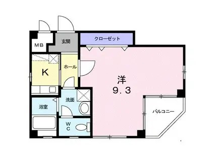 メゾンレザンジュ(1K/2階)の間取り写真