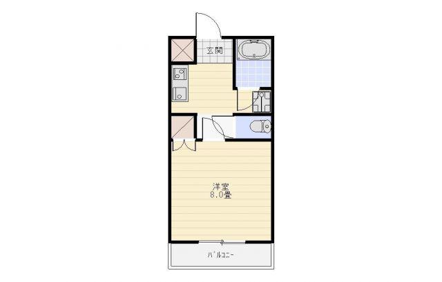 セイエンエステイト(1K/3階)の間取り写真
