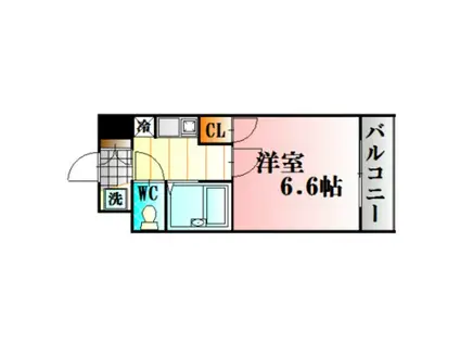 アストラルヤマナカ(1K/3階)の間取り写真