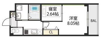 Vールネサンス大塚町(1LDK/1階)の間取り写真
