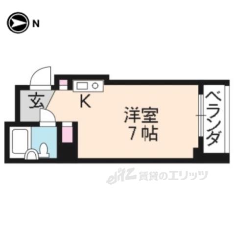 Y・Dビル(1K/3階)の間取り写真