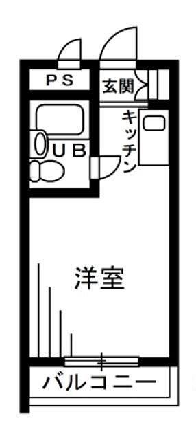 トップ南大塚第2(ワンルーム/3階)の間取り写真