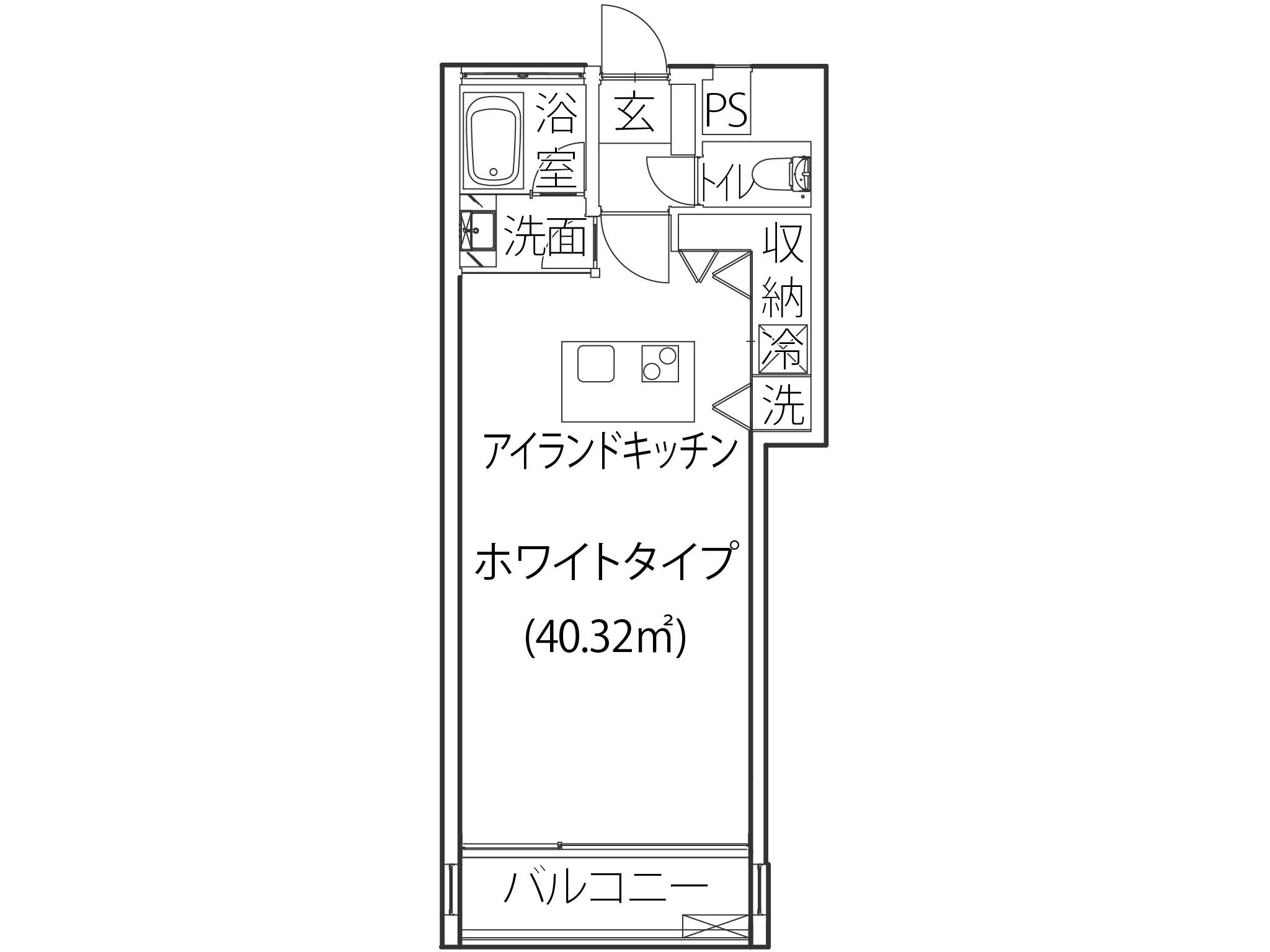 テルツォ(ワンルーム/4階)の間取り写真