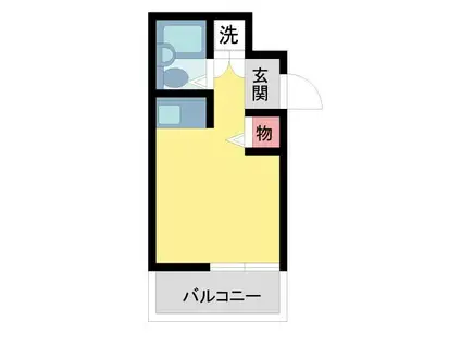 ロイヤルメゾン甲子園口V(ワンルーム/1階)の間取り写真