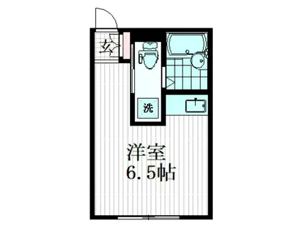 クレアンジュ東六郷(ワンルーム/1階)の間取り写真