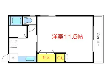 第2昭和マンション(2K/2階)の間取り写真