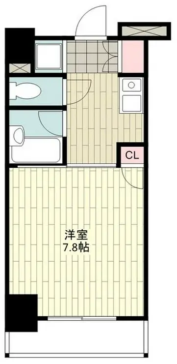 ヴェルステージ関内 8階階 間取り