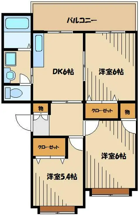 アムール 2階階 間取り