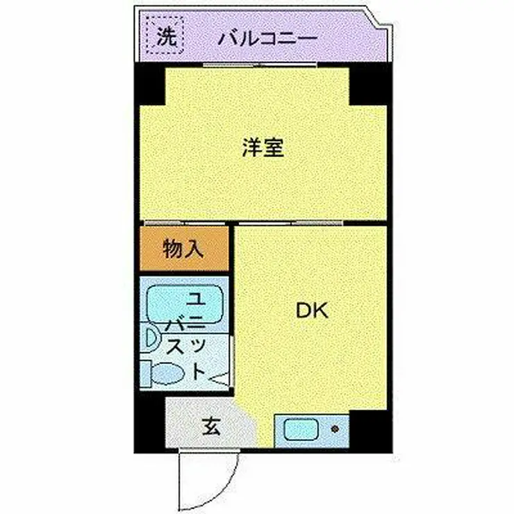 ビューライド川崎 2階階 間取り