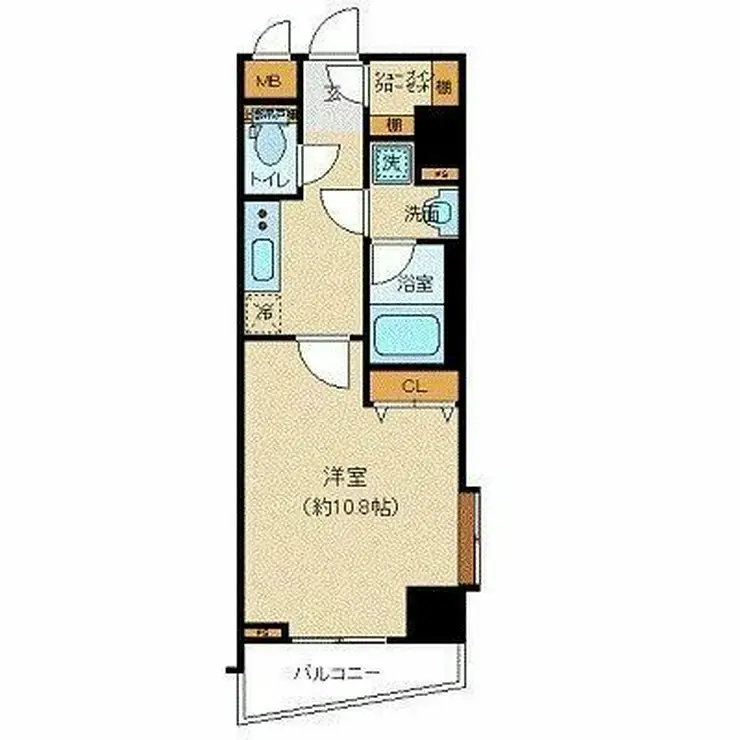 パレステュディオ虎ノ門 6階階 間取り