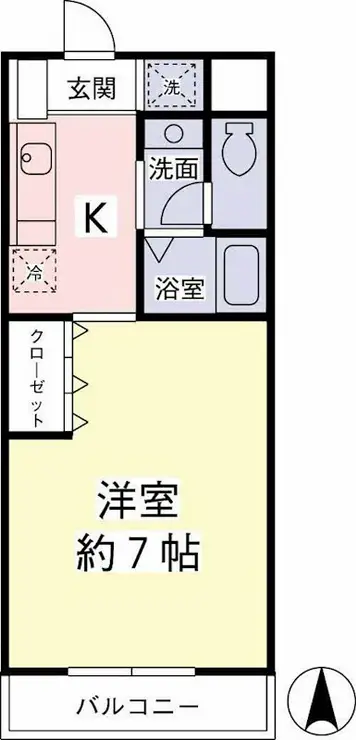 ヴァンヴェール 3階階 間取り
