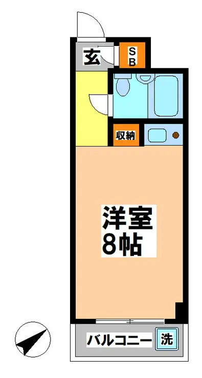 セザールプラザ府中 9階階 間取り