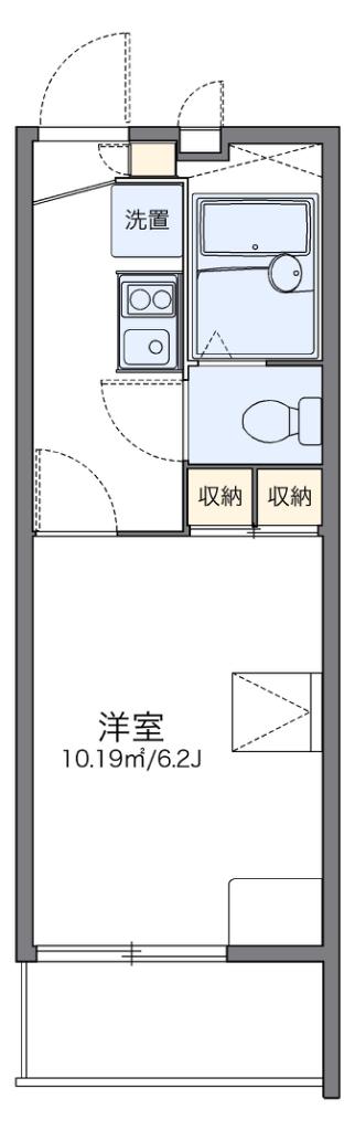 レオパレス匠(1K/3階)の間取り写真