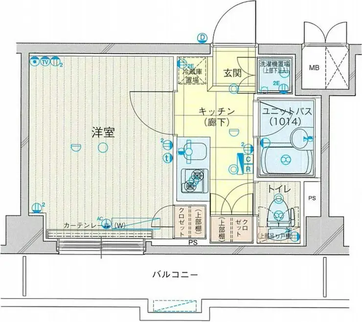 ルーブル下丸子弐番館 4階階 間取り