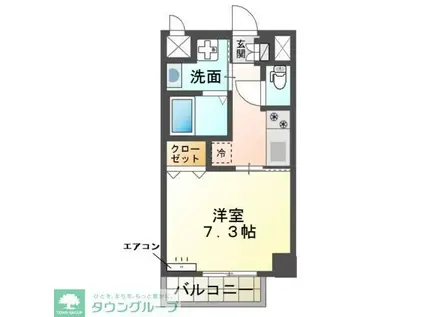 アルバーロ イーリスARBARO IRIS(1K/5階)の間取り写真