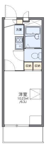 レオパレス三都(1K/2階)の間取り写真