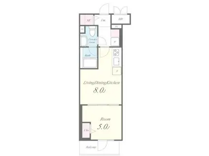 JPT RESIDENCE(1LDK/3階)の間取り写真