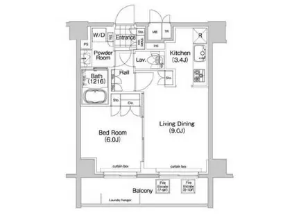 コンフォリア春日富坂(1LDK/10階)の間取り写真