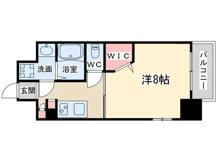 ミラージュパレス新梅田リオ(1K/4階)の間取り写真