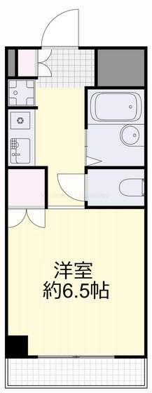 リアライズ西之町(1K/5階)の間取り写真
