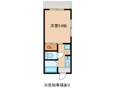 小林マンション(ワンルーム/3階)の間取り写真