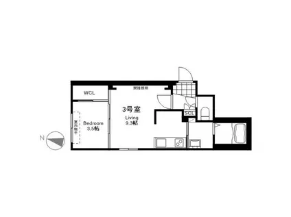LANZADORN17(1LDK/4階)の間取り写真