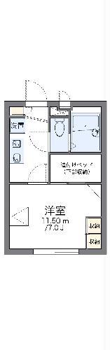 レオパレスCAPRICORN(1K/2階)の間取り写真