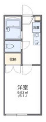 レオパレスRAFFINATOI(1K/1階)の間取り写真