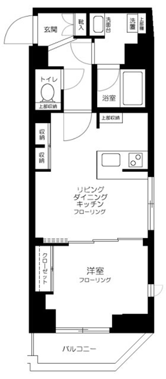 ステージファースト仲御徒町(1LDK/9階)の間取り写真